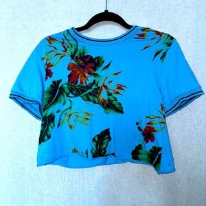 Floral crop top